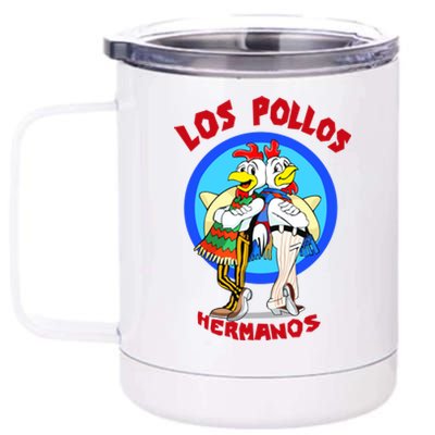 New Los Pollos Cool Vector Design Tshirt 12 oz Stainless Steel Tumbler Cup