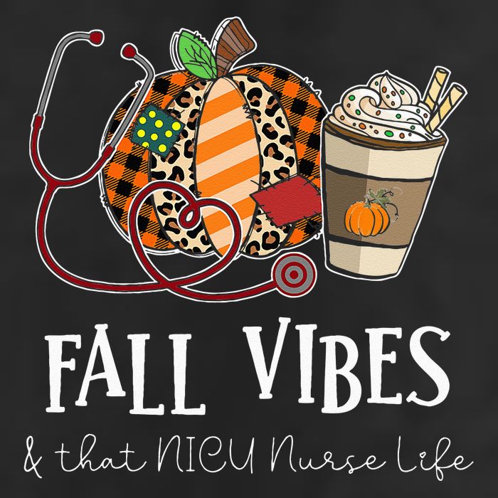 Nurse Leopard Pumpkin Fall Vibes And That NICU Nurse Life 7 Panel Mesh Trucker Snapback Hat