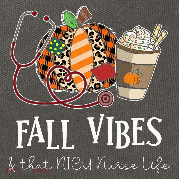 Nurse Leopard Pumpkin Fall Vibes And That NICU Nurse Life Cotton Canvas Backpack
