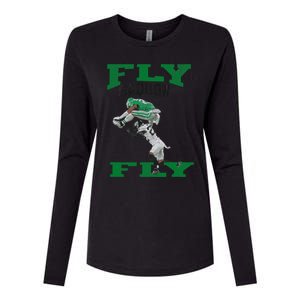 No Look Reverse Hurdle Fly Saquon Fly Football Womens Cotton Relaxed Long Sleeve T-Shirt