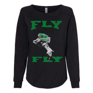 No Look Reverse Hurdle Fly Saquon Fly Football Womens California Wash Sweatshirt