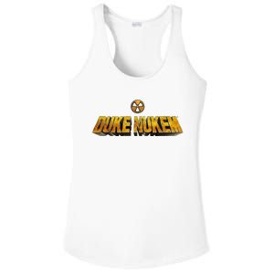 Nukem Logo Radiation Symbol Ladies PosiCharge Competitor Racerback Tank