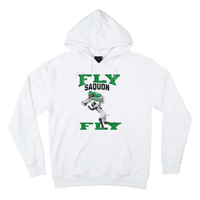 No Look Reverse Hurdle Fly Saquon Fly Football Hoodie