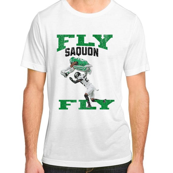 No Look Reverse Hurdle Fly Saquon Fly Football Adult ChromaSoft Performance T-Shirt