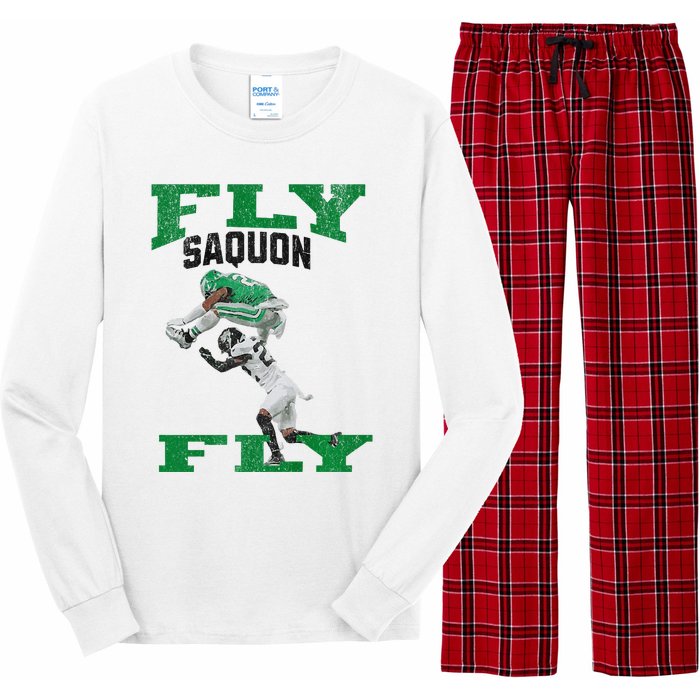 No Look Reverse Hurdle Fly Saquon Fly Football Long Sleeve Pajama Set