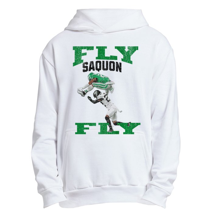 No Look Reverse Hurdle Fly Saquon Fly Football Urban Pullover Hoodie