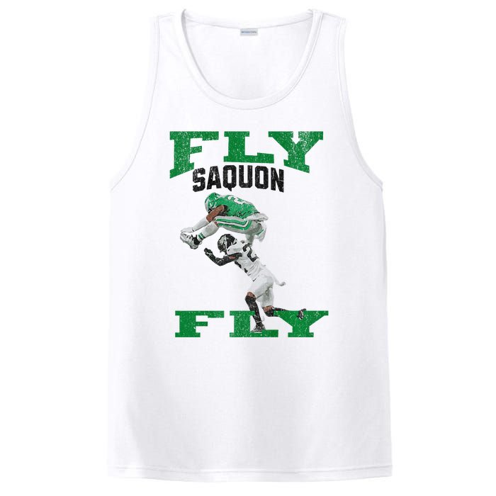 No Look Reverse Hurdle Fly Saquon Fly Football PosiCharge Competitor Tank