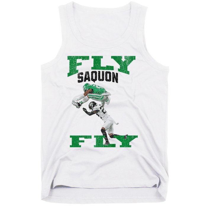 No Look Reverse Hurdle Fly Saquon Fly Football Tank Top