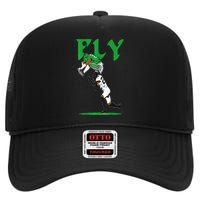 No Look Reverse Hurdle Fly Saquon Fly Football High Crown Mesh Back Trucker Hat