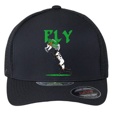 No Look Reverse Hurdle Fly Saquon Fly Football Flexfit Unipanel Trucker Cap