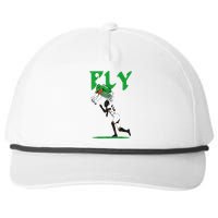 No Look Reverse Hurdle Fly Saquon Fly Football Snapback Five-Panel Rope Hat