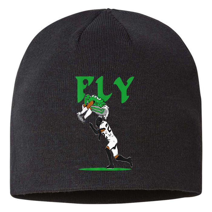 No Look Reverse Hurdle Fly Saquon Fly Football Sustainable Beanie