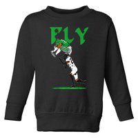 No Look Reverse Hurdle Fly Saquon Fly Football Toddler Sweatshirt