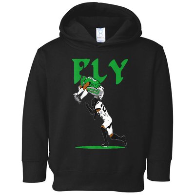 No Look Reverse Hurdle Fly Saquon Fly Football Toddler Hoodie