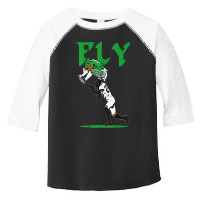 No Look Reverse Hurdle Fly Saquon Fly Football Toddler Fine Jersey T-Shirt