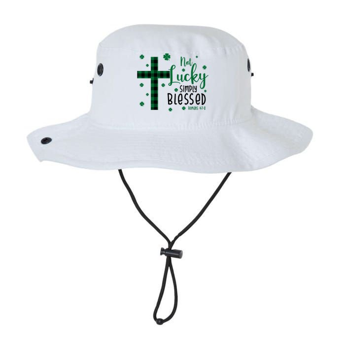 Not Lucky Simply Blessed St Patrick's Day Christianity Legacy Cool Fit Booney Bucket Hat