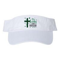 Not Lucky Simply Blessed St Patrick's Day Christianity Valucap Bio-Washed Visor