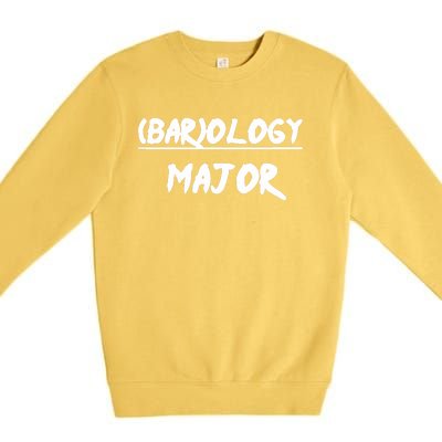 No Life Shaq Wearing (Bar)Ology Major Premium Crewneck Sweatshirt