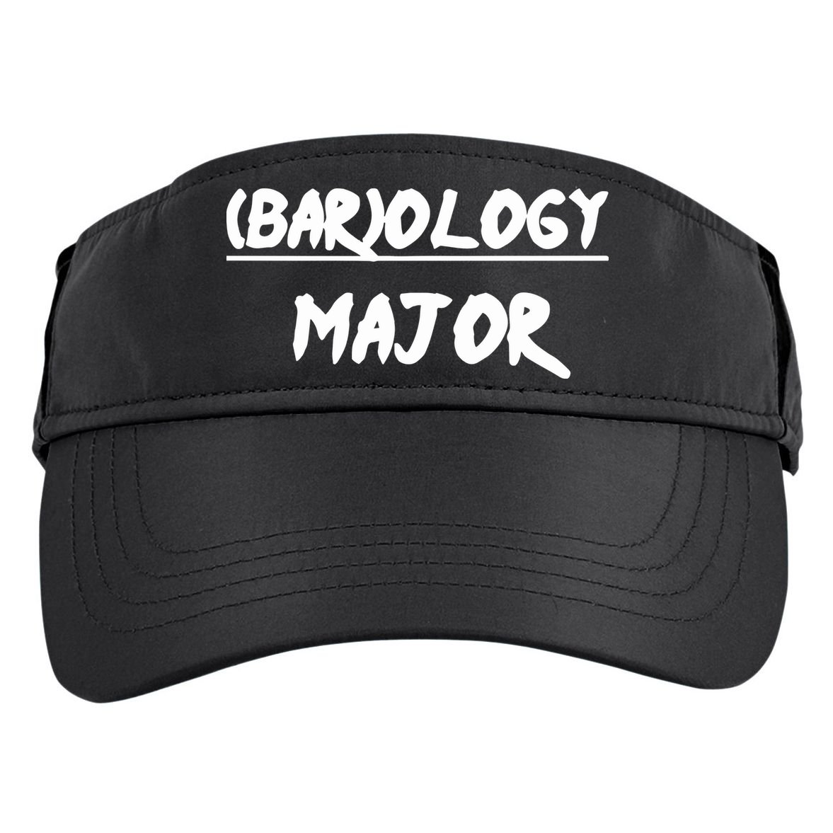 No Life Shaq Wearing (Bar)Ology Major Adult Drive Performance Visor