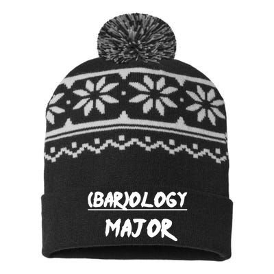 No Life Shaq Wearing (Bar)Ology Major USA-Made Snowflake Beanie