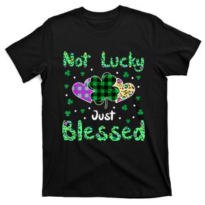 Not Lucky Simply Blessed Irish Lucky St Patrick's Day T-Shirt