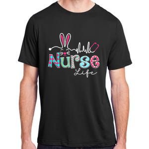 Nurse Life Stethoscope Nursing Cute Easter Bunny Easter Day Adult ChromaSoft Performance T-Shirt