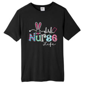 Nurse Life Stethoscope Nursing Cute Easter Bunny Easter Day Tall Fusion ChromaSoft Performance T-Shirt