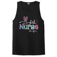 Nurse Life Stethoscope Nursing Cute Easter Bunny Easter Day PosiCharge Competitor Tank