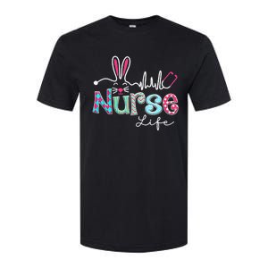 Nurse Life Stethoscope Nursing Cute Easter Bunny Easter Day Softstyle CVC T-Shirt