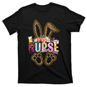 Nurse Life Stethoscope Nursing Cute Easter Bunny Easter Day T-Shirt