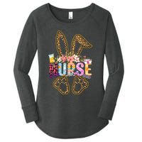 Nurse Life Stethoscope Nursing Cute Easter Bunny Easter Day Women's Perfect Tri Tunic Long Sleeve Shirt