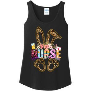 Nurse Life Stethoscope Nursing Cute Easter Bunny Easter Day Ladies Essential Tank