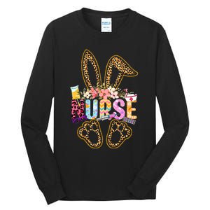 Nurse Life Stethoscope Nursing Cute Easter Bunny Easter Day Tall Long Sleeve T-Shirt