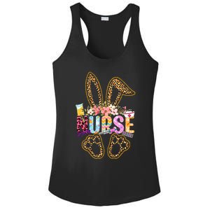 Nurse Life Stethoscope Nursing Cute Easter Bunny Easter Day Ladies PosiCharge Competitor Racerback Tank