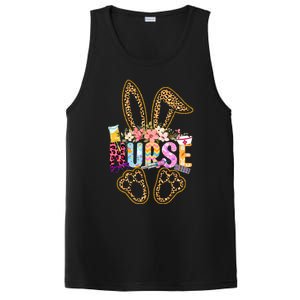 Nurse Life Stethoscope Nursing Cute Easter Bunny Easter Day PosiCharge Competitor Tank