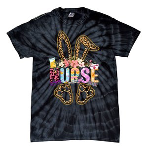 Nurse Life Stethoscope Nursing Cute Easter Bunny Easter Day Tie-Dye T-Shirt