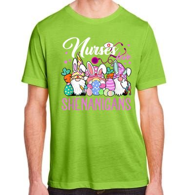 Nurses Love Shenanigans Gnome Easter Day Nurse Adult ChromaSoft Performance T-Shirt