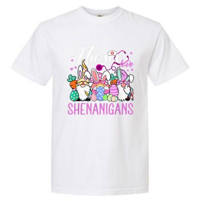 Nurses Love Shenanigans Gnome Easter Day Nurse Garment-Dyed Heavyweight T-Shirt