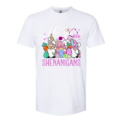 Nurses Love Shenanigans Gnome Easter Day Nurse Softstyle CVC T-Shirt