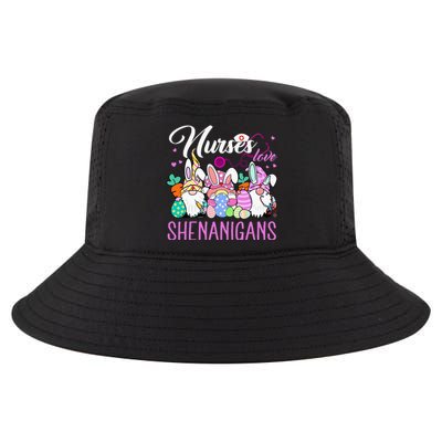 Nurses Love Shenanigans Tee Gnome Easter Day Nurse Cool Comfort Performance Bucket Hat