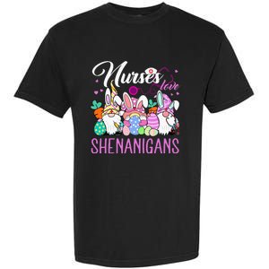 Nurses Love Shenanigans Tee Gnome Easter Day Nurse Garment-Dyed Heavyweight T-Shirt