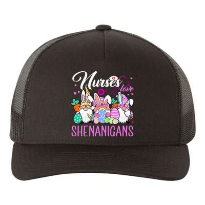 Nurses Love Shenanigans Tee Gnome Easter Day Nurse Yupoong Adult 5-Panel Trucker Hat