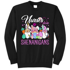 Nurses Love Shenanigans Tee Gnome Easter Day Nurse Sweatshirt