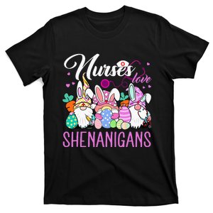 Nurses Love Shenanigans Tee Gnome Easter Day Nurse T-Shirt