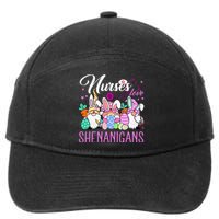 Nurses Love Shenanigans Tee Gnome Easter Day Nurse 7-Panel Snapback Hat