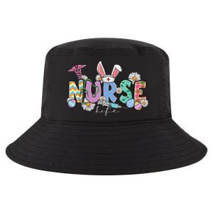 Nurse Life Stethoscope Nursing Cute Easter Bunny Easter Day Cool Comfort Performance Bucket Hat