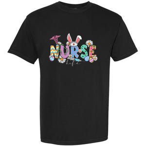 Nurse Life Stethoscope Nursing Cute Easter Bunny Easter Day Garment-Dyed Heavyweight T-Shirt