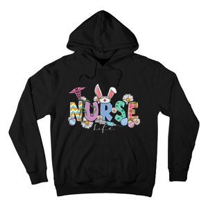 Nurse Life Stethoscope Nursing Cute Easter Bunny Easter Day Hoodie