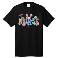 Nurse Life Stethoscope Nursing Cute Easter Bunny Easter Day Tall T-Shirt