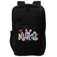 Nurse Life Stethoscope Nursing Cute Easter Bunny Easter Day Impact Tech Backpack